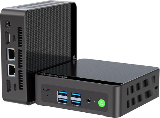Mini PC Twin Lake N150 (Beat N100/N95, up to 3.6GHz), Mini Computers 16GB RAM 512GB PCIe M.2 SSD, Desktop Mini Computer Support Triple 4K Display, Win 11, HDMI/WiFi 6/BT5.2/LAN for Home/Office